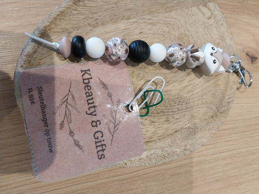 sleutelhanger op touw