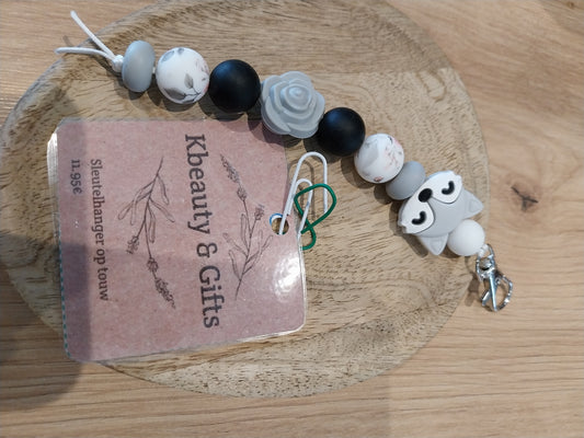sleutelhanger op touw