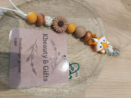 sleutelhanger op touw