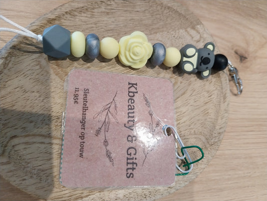 sleutelhanger op touw