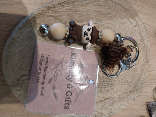 sleutelhanger op staaf