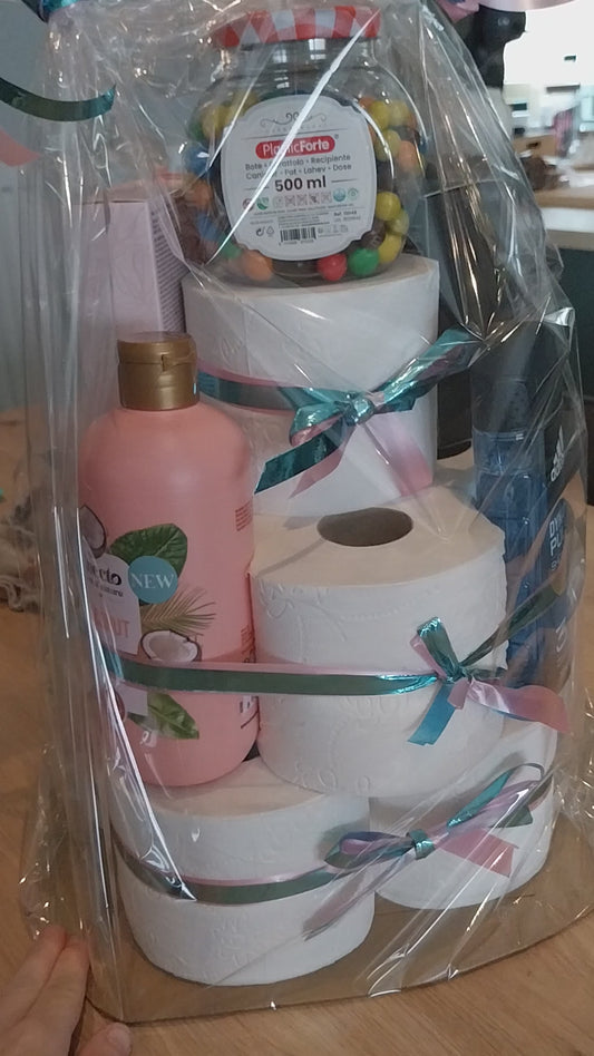 Wc papier taart